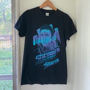 Black Sufjan Stevens concert t-shirt